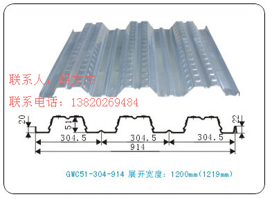 闭口镀锌压型板BD65-185-555