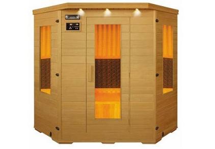 六人六角型豪华汗蒸房，多人型韩式汗蒸房，分体式设计，插电即用