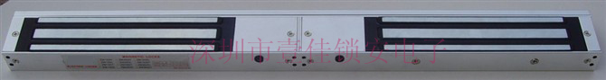 双门电磁锁/双门磁力锁/带信号输出/150公斤门禁磁力锁 